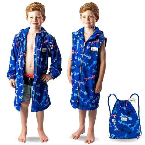 Schmik Unisex Swim Parka + Free Swim Bag Kids Range K6