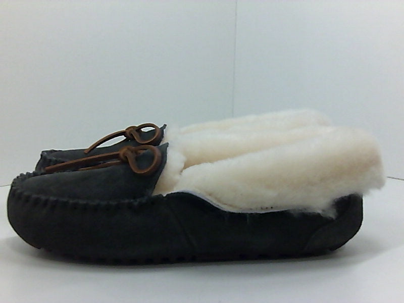 Fireside Women's Shearling Moccasin Slippers Size 7