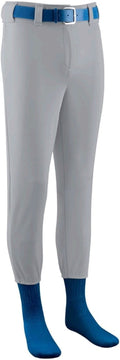 Augusta Sportswear Kids' Softball Baseball Pant Color Silver Grey Size XSmall