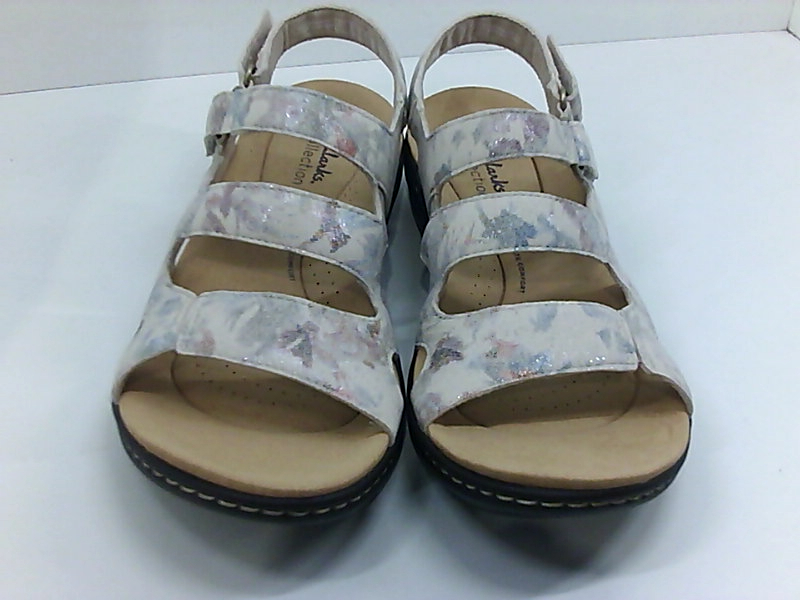Clarks Womens Laurieannstyle Open Toe Casual Flat Sandals 9 Pair of Shoes