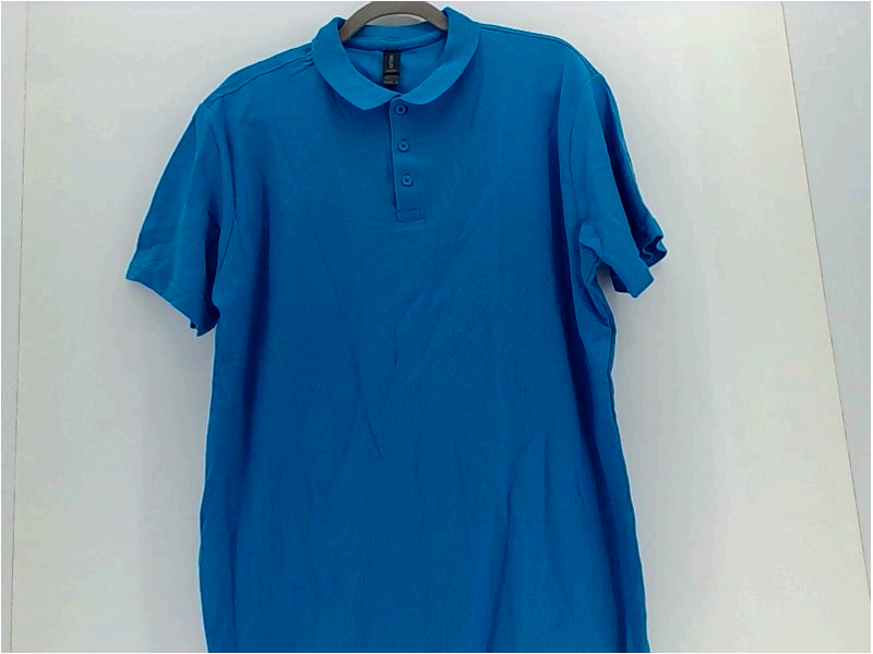 Gildan Womens POLO Regular Short Sleeve Polo Color Turquoise Size XX-Large