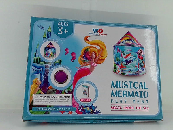 Musical Mermaid Kids Tent with Interactive Undersea Theme