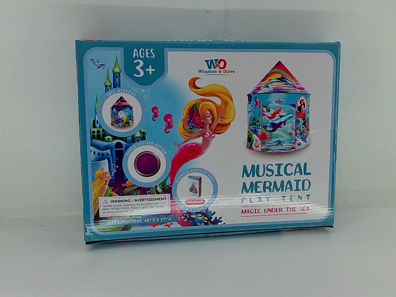 Musical Mermaid Kids Tent with Interactive Undersea Theme