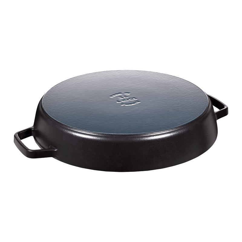 Staub Cast Iron 13-Inch Fry Pan with Double Handles