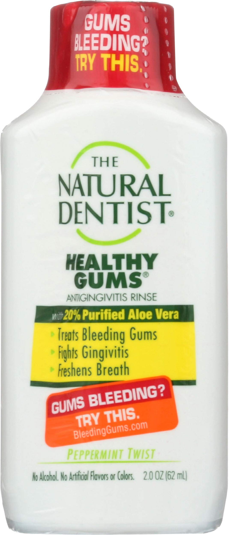 Natural Dentist Healthy Gums Rinse Peppermint Twist 2 oz