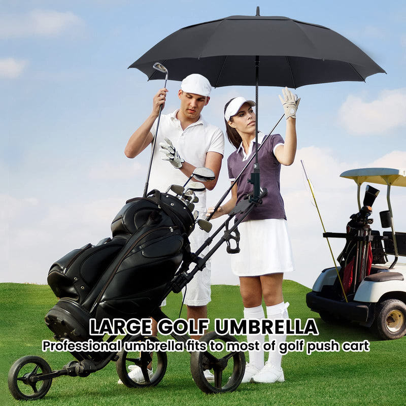 Zomake 62 Inch Large Windproof Double Canopy Golf Umbrella