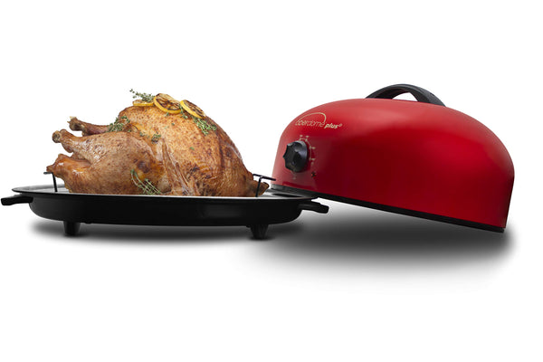 EaZy BrandZ EZO-3016R Plus Oberdome Red Electric Roaster Oven