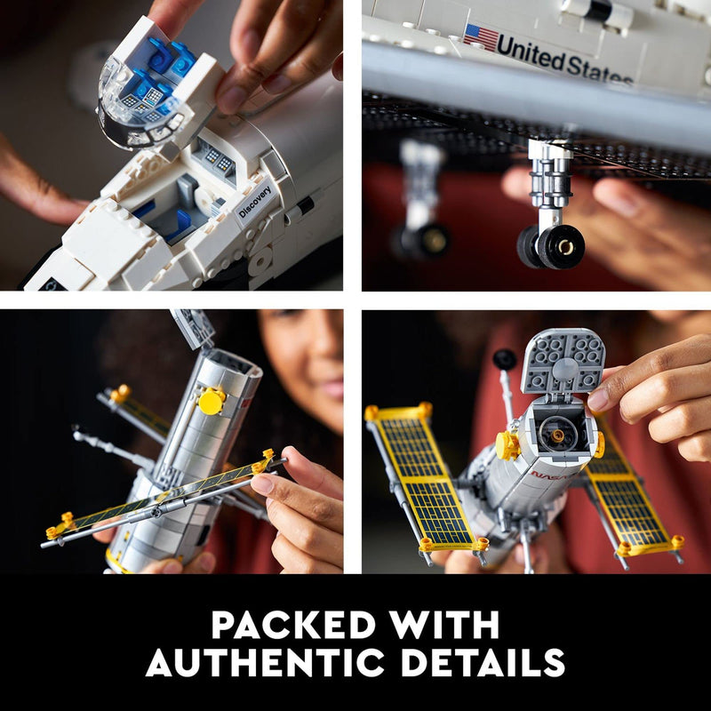 LEGO NASA Space Shuttle Discovery Set with Hubble Telescope, 2354 Pieces