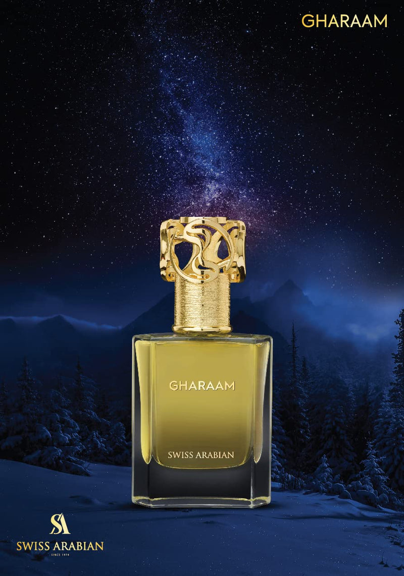 Swiss Arabian Gharaam Eau de Parfum Spray Seductive Aroma 1.7 Oz