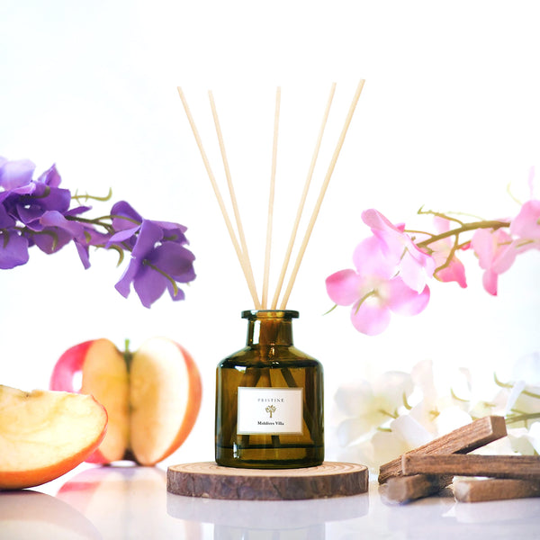 Luxurious Hotel-Inspired Reed Diffuser Set - Grapefruit, Apple, Ocean