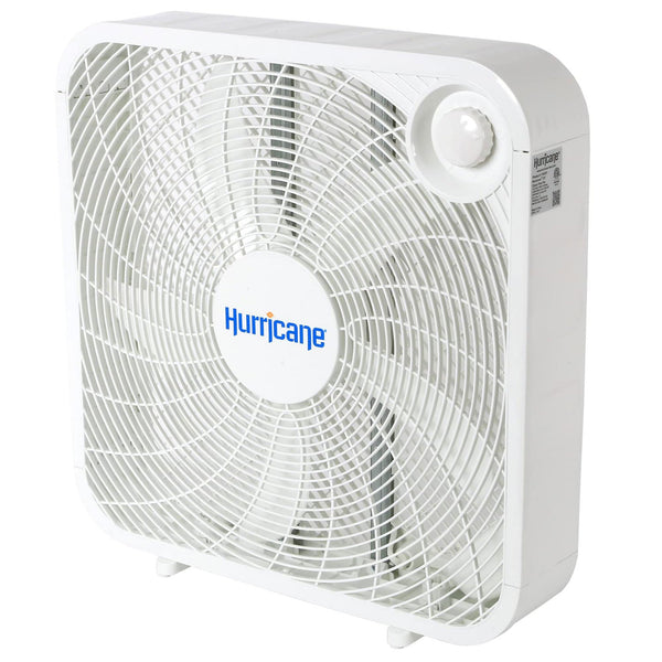 Hurricane 20 Inch Classic Floor Box Fan with 3 Quiet Speeds