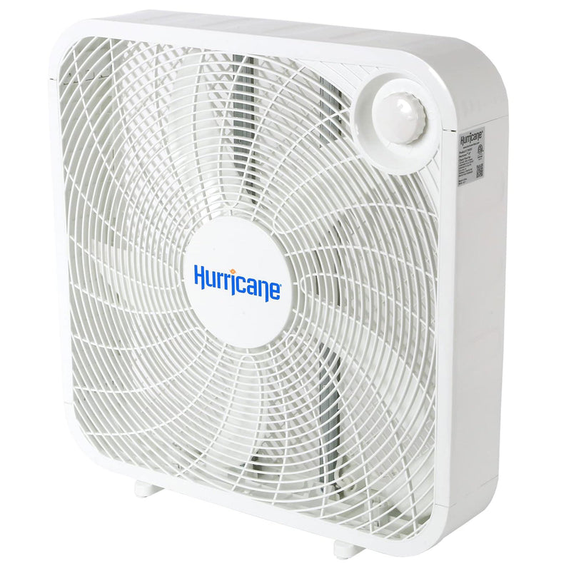 Hurricane 20 Inch Box Fan with 3 Speed Settings