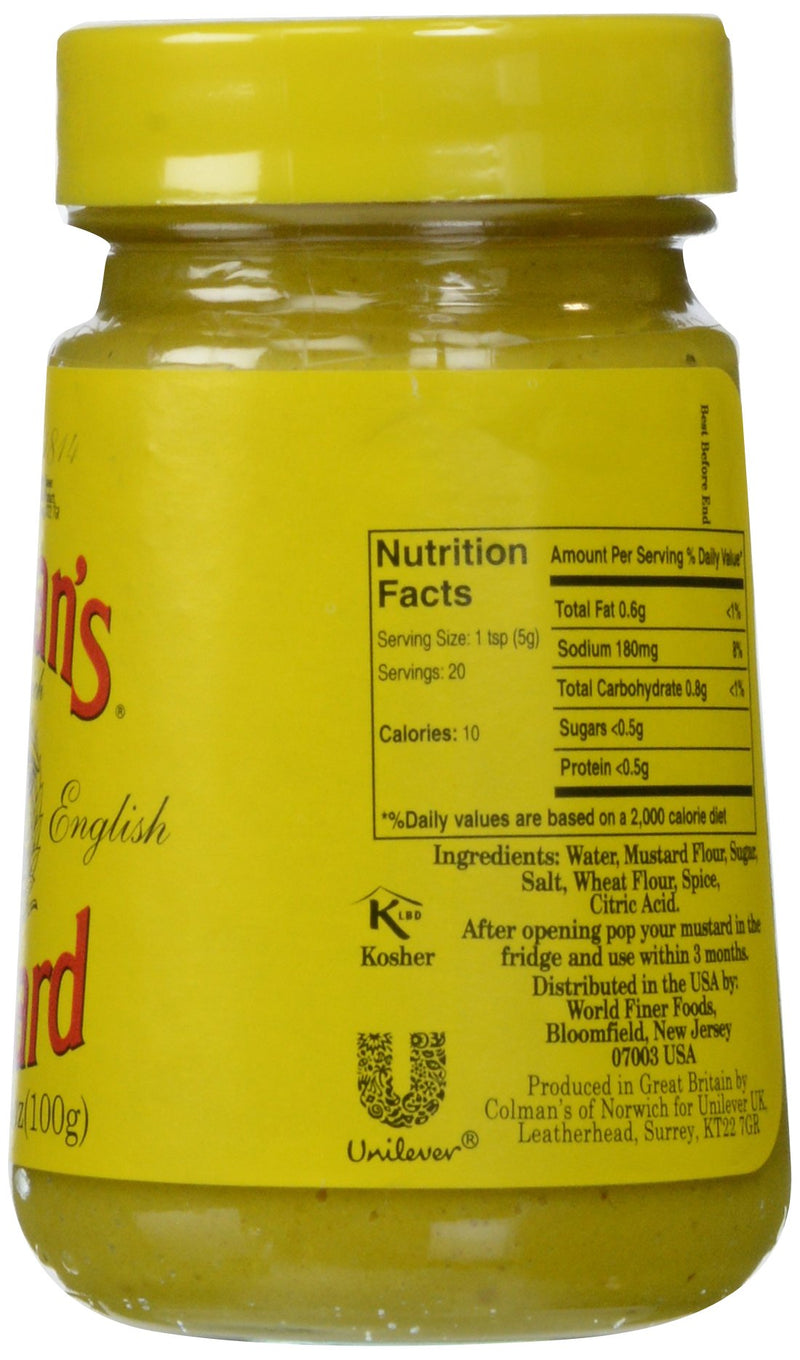 Colman's Original English Mustard 3.53 Oz