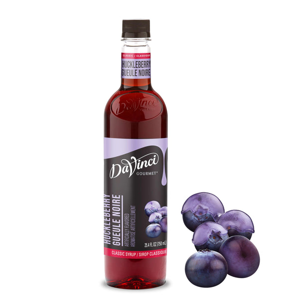 Davinci Gourmet Classic Huckleberry Syrup 25.4 Fluid Ounce Pack of 1