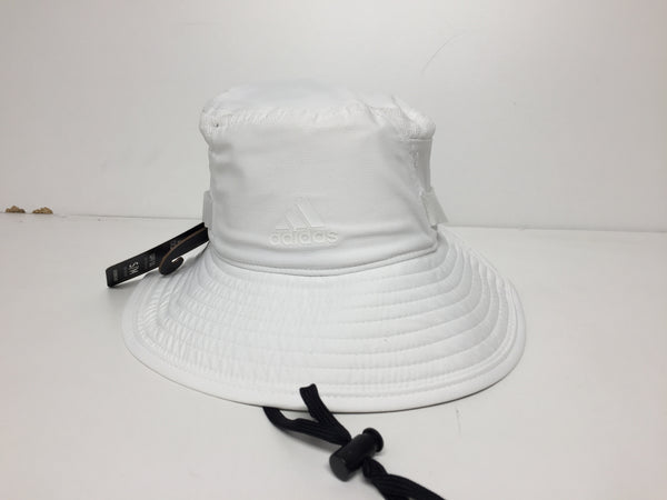 Adidas Mens Victory 3 Hat Bucket Hat White Small Medium Us