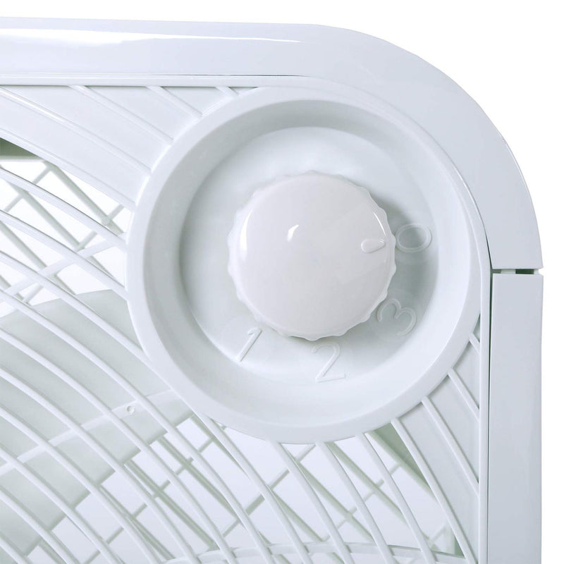 Hurricane 20 Inch Classic Floor Box Fan with 3 Quiet Speeds