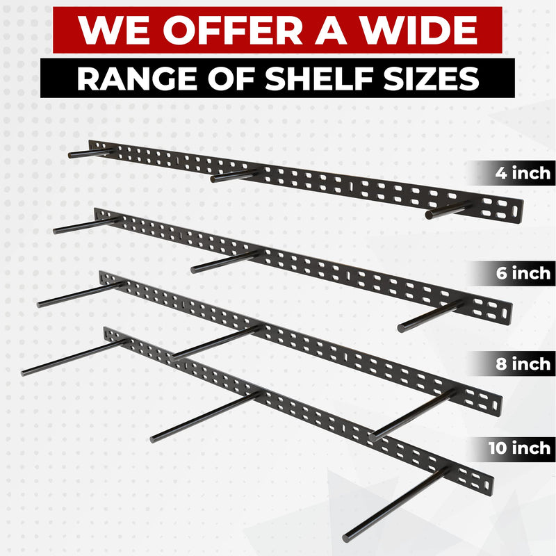 Heavy Duty 38-Inch Floating Shelf Brackets Set