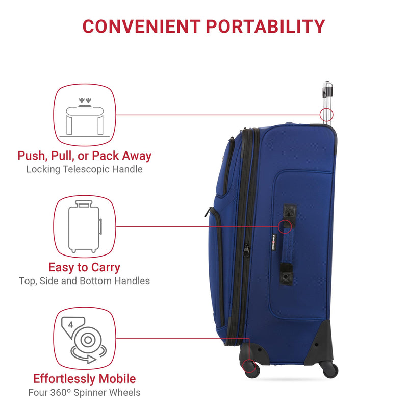 SwissGear Blue 29-Inch Softside Expandable Luggage