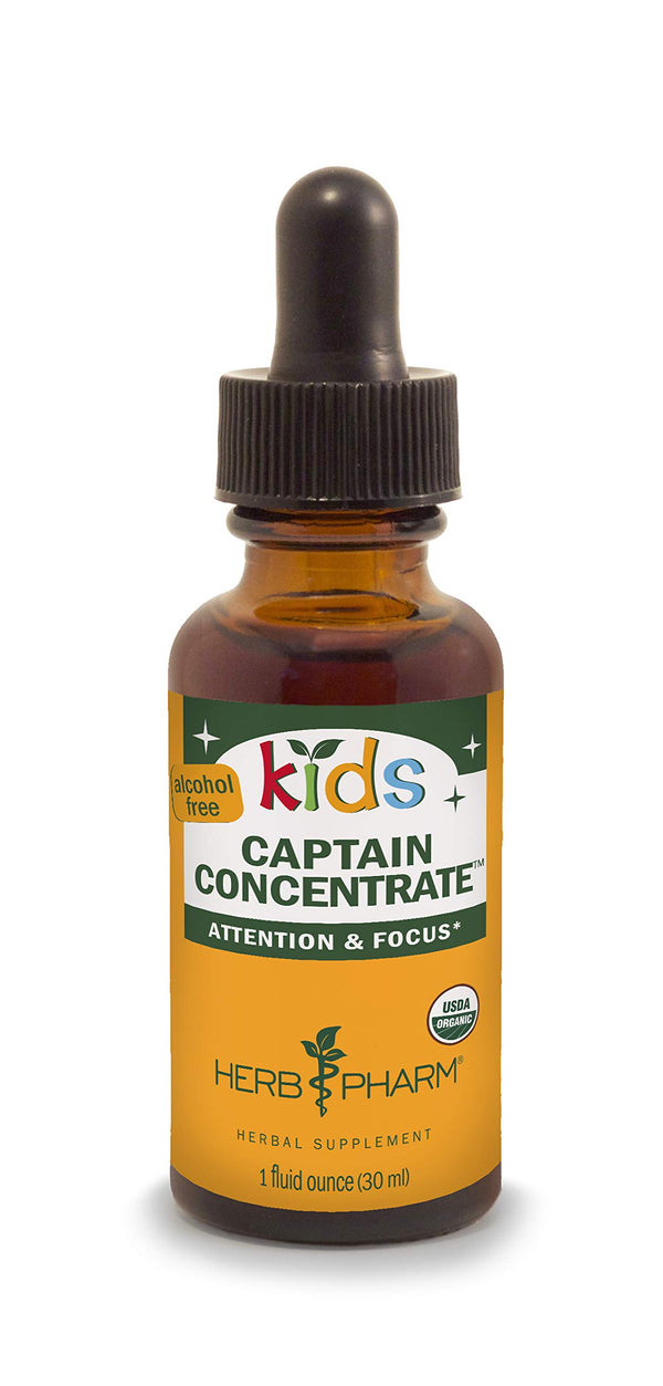 Herb Pharm Kids Alcohol Free Captain Concentrate Herbal Formula 1 Fl Oz