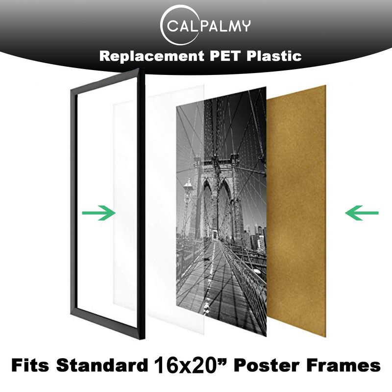 16x20 Clear PET Shatterproof Acrylic Panels - 5 Pack