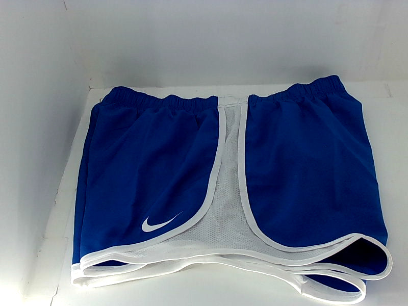 Nike Women's Dri Fit Tempo Track Shorts Large Royal Blue