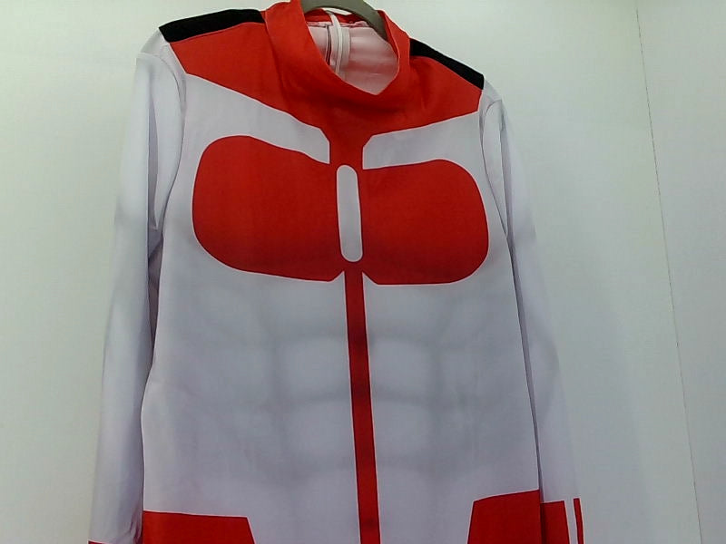 Red and White Cosplay Bodysuit - X-Large