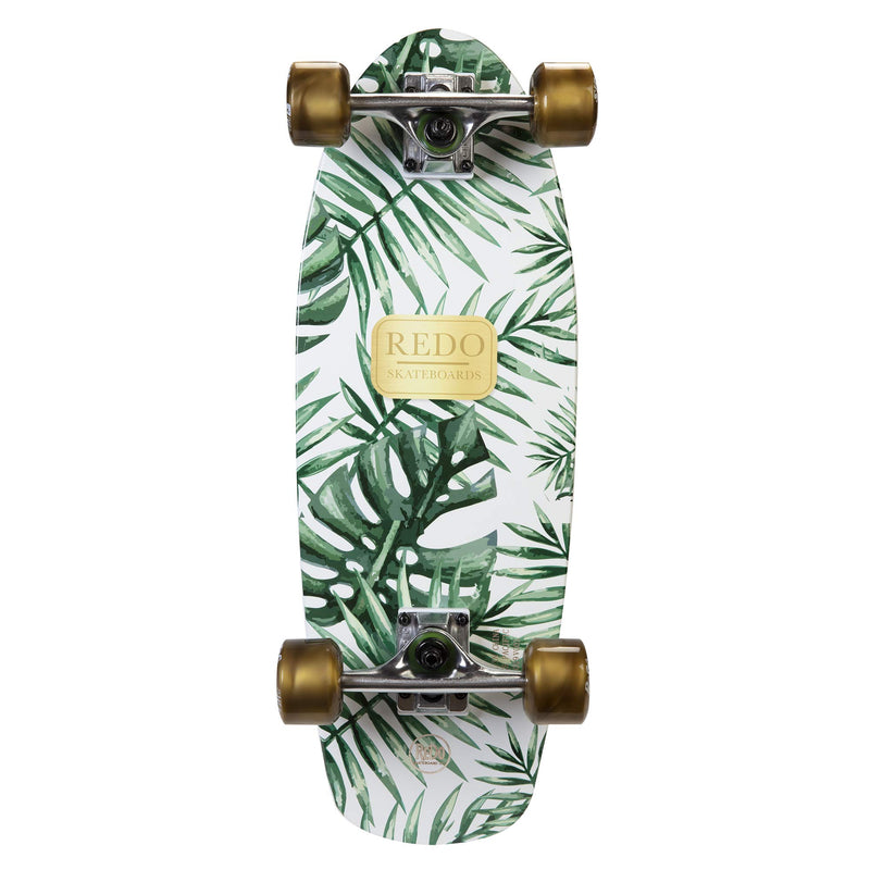 ReDo Skateboard 24" Shorty Green Palm Cruiser Complete