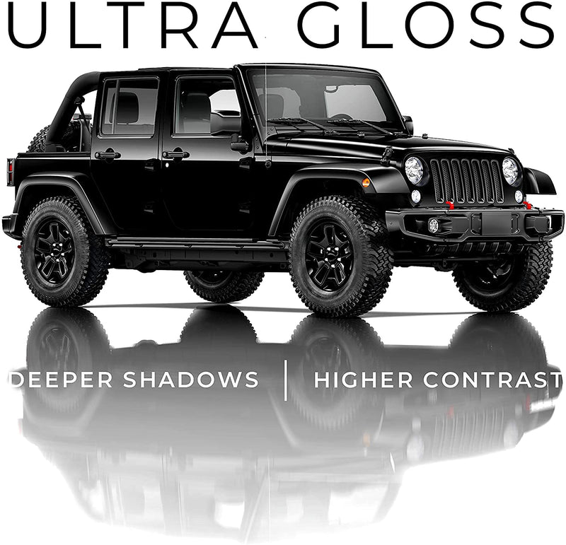 VViViD Ultra Gloss Vinyl Car Wrap 4ft x 5ft Piano Black