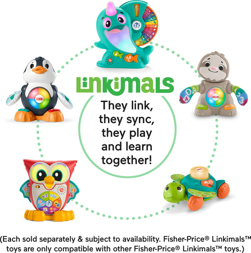 Fisher-Price Linkimals Light-Up Learning Owl Toy