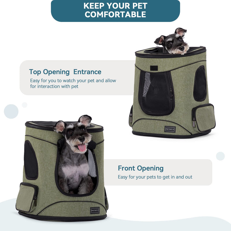 Petsfit Easy-Fit Pet Travel Backpack Carrier for Small Pets