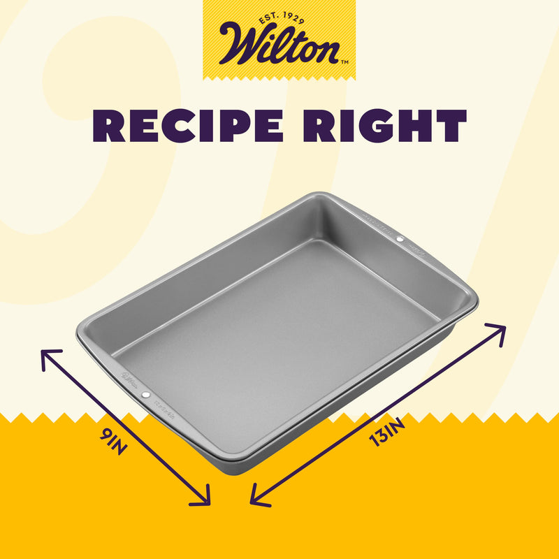 Wilton Non-Stick 9x13-Inch Oblong Cake Pans, Set of 2