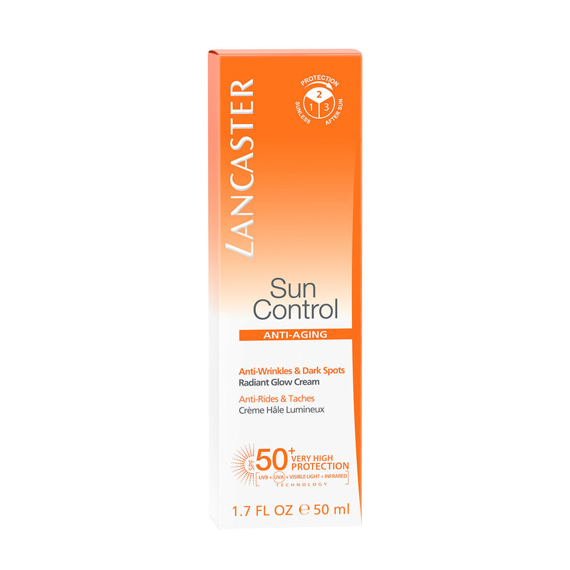 Lancaster SPF 50 Radiant Glow Face Sunscreen Cream 1.7 Oz