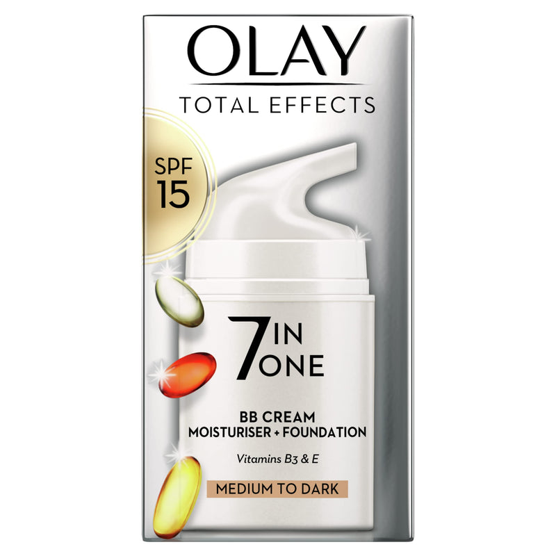 Olay Total Effects SPF 15 BB Cream Moisturizer Medium 50ml