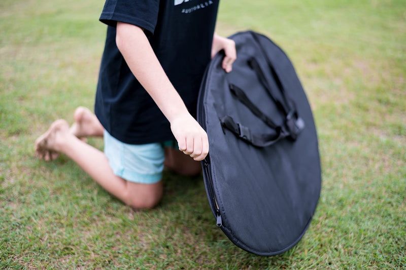 Bindy 41-Inch Beginner Skimboard with Traction Pad and Bag