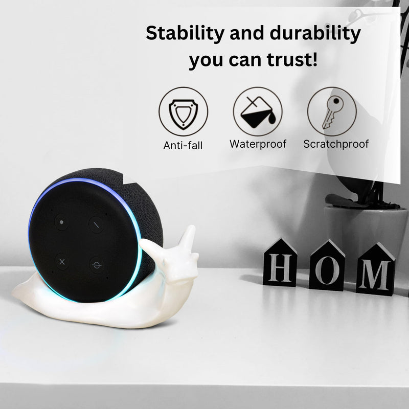 Snail Echo Dot Holder Stand Unique Alexa Stand for Echo Dot 3rd Gen Speaker