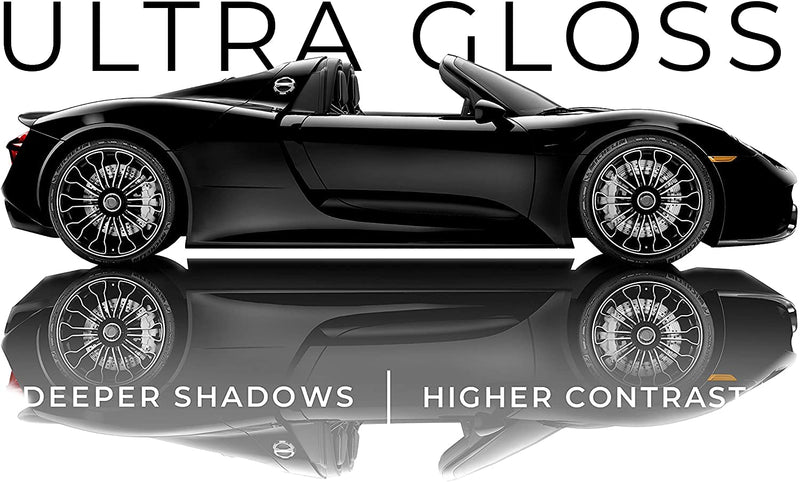 VViViD Ultra Gloss Vinyl Car Wrap 4ft x 5ft Piano Black