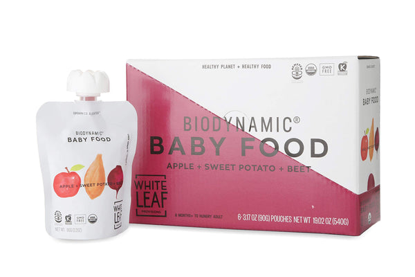 Organic Apple Sweet Potato & Beet Baby Food 90g Pack of 6