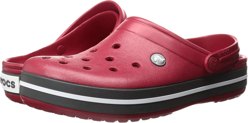 Unisex Crocband Clogs M 9/ W 11 - Comfortable Red Footwear