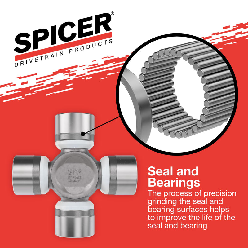 Spicer 5-7166X U-Joint Kit 1350WJ Series, 1.188" Cup Size