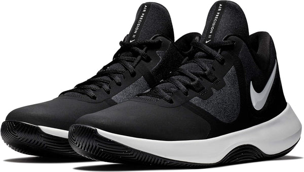 Nike Men's Air Precision Nbk Shoes 4.5 M Us Black White Pair of Shoes
