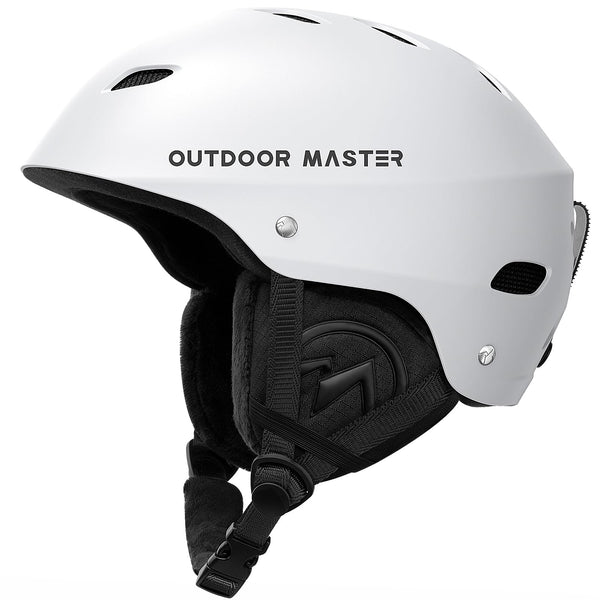 OutdoorMaster Kelvin Ski Helmet Medium White