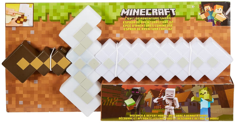 Minecraft Light-Up Adventure Sword Toy with Sounds