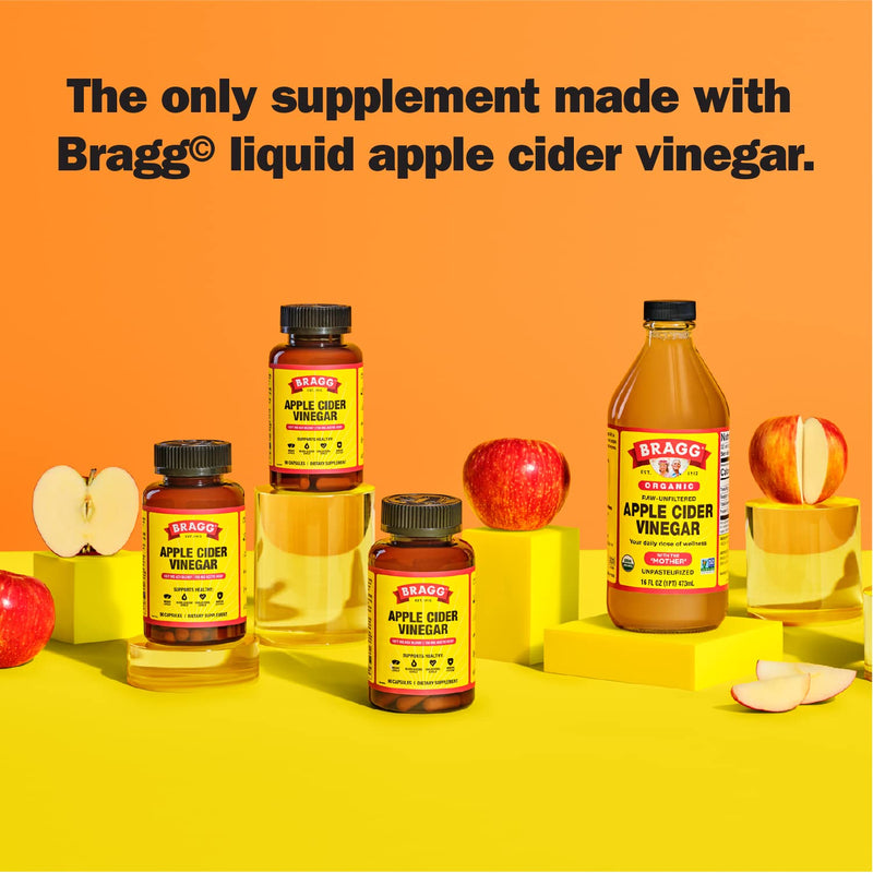 Bragg True Energy Apple Cider Vinegar Capsules 90 Count