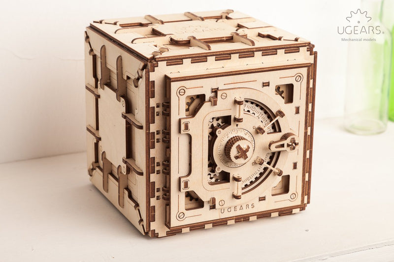 UGEARS Model Safe Kit 3D Wooden Puzzle DIY Mechanical Safe