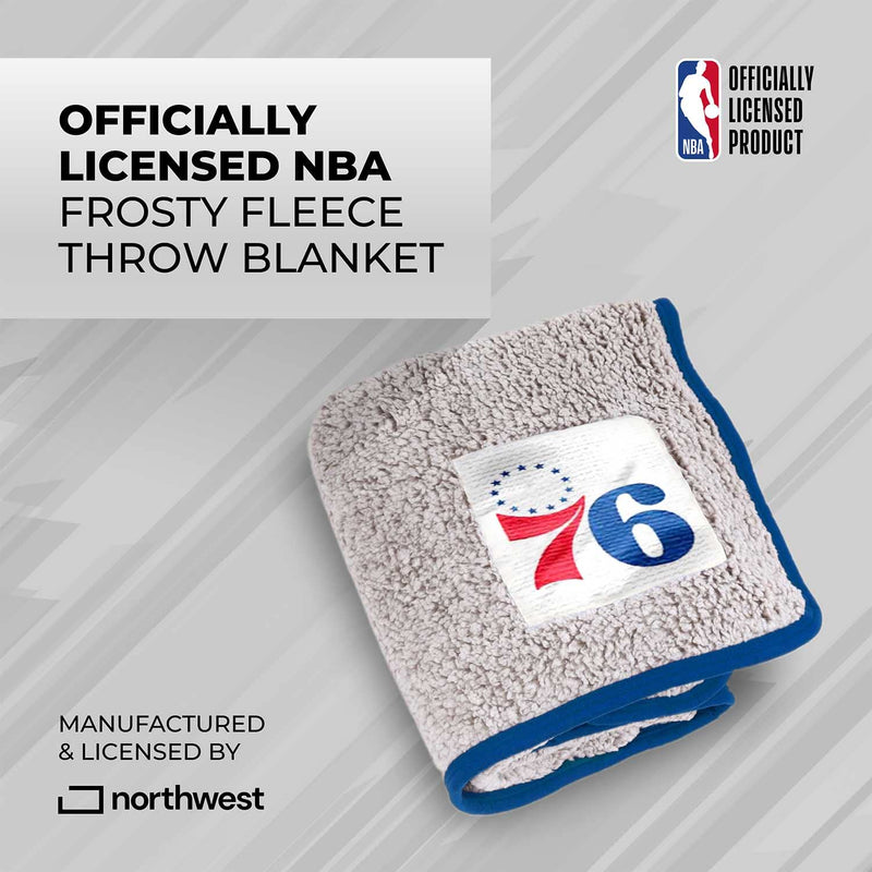 Philadelphia 76ers Sherpa Fleece Throw Blanket