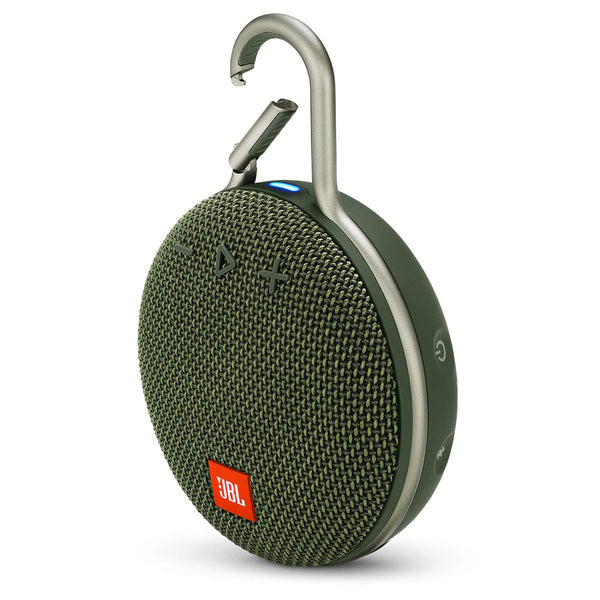 JBL Clip 3 Waterproof Bluetooth Speaker - Forest Green