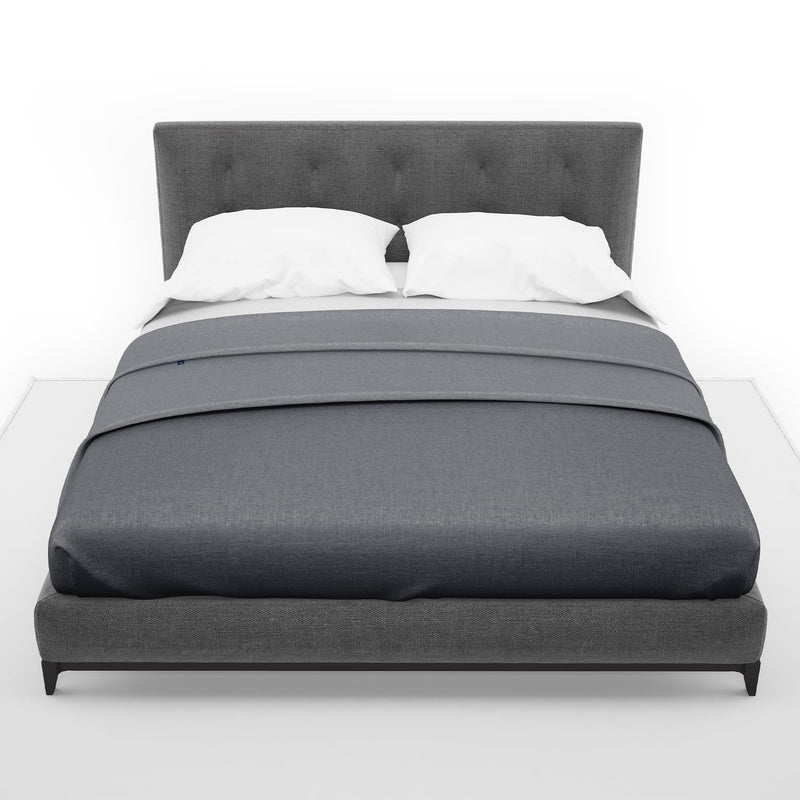 Nezt Queen Bed Sheet Set Dark Grey