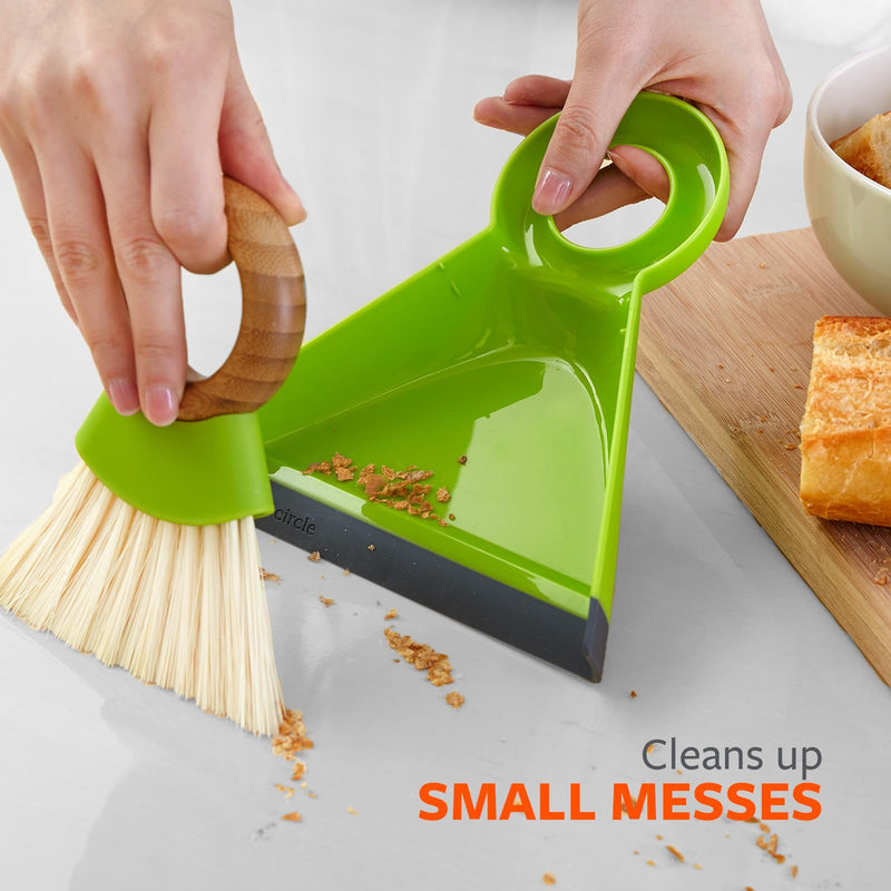 Compact Mini Dustpan and Brush Set for Quick Cleanups