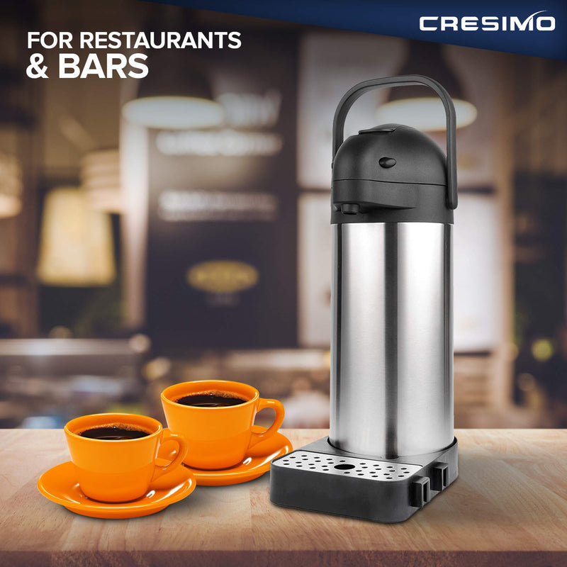 Cresimo Silver Airpot Drip Tray for Coffee Stations