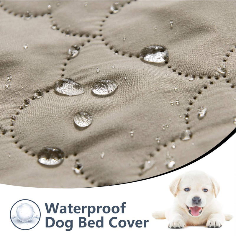 Waterproof Reversible Dog Blanket Furniture Protector 68x82 Beige Sand